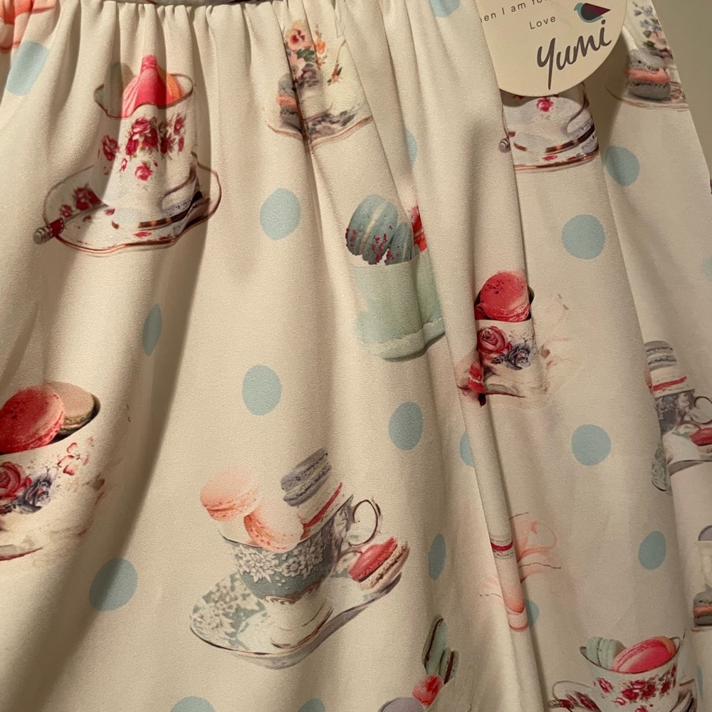 Yumi Tea and Macaroons Bandeau Dress - Size 6 - Picture 2 of 4